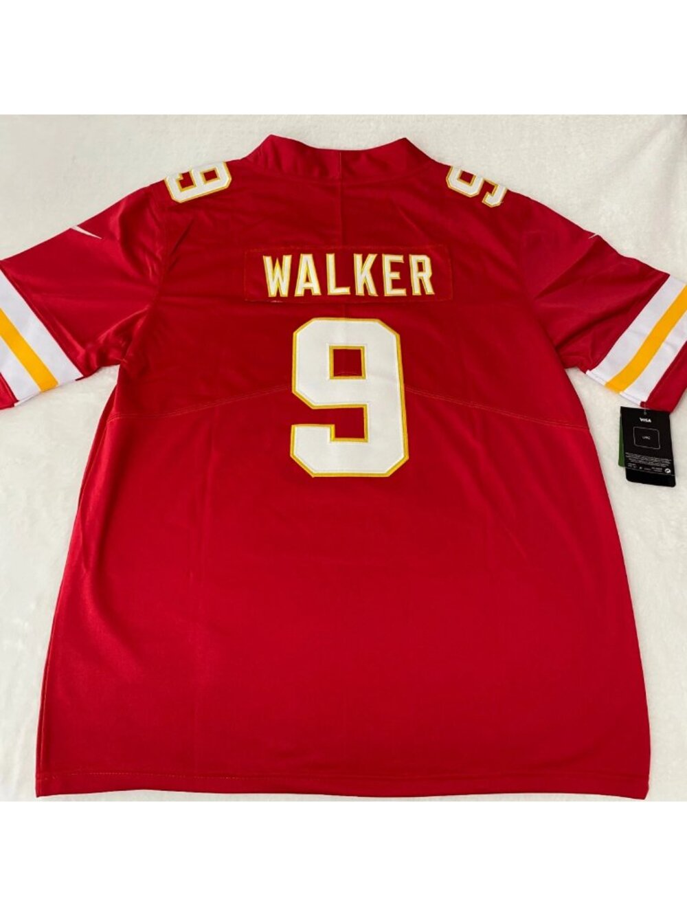 Kenneth Walker III Red Jersey Vapor Stitched